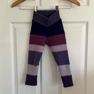 Size Medium Bumby merino wool toddler pants